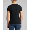 Pánské tričko Lee L62ECM01 Twin Pack V Neck Black