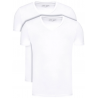 Pánské tričko Lee L62ECM12 Twin Pack V Neck White