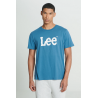 Pánské tričko Lee L65QAIQO Wobbly Logo Tee Brindle Green