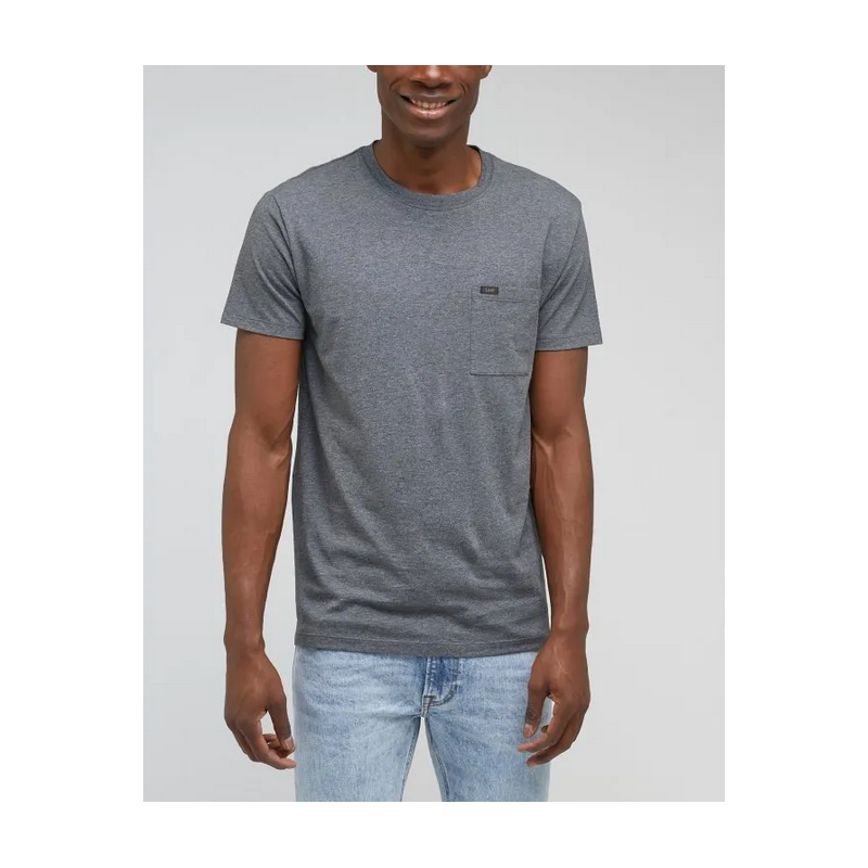 Pánské tričko Lee L66JWTON ultimate pocket tee washed black