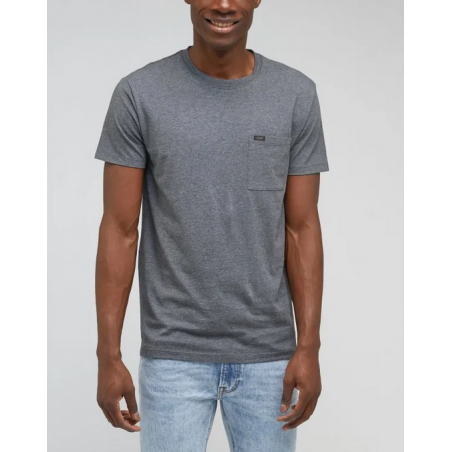 Pánské tričko Lee L66JWTON ultimate pocket tee washed black