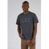 Pánské tričko Lee L69OFEON Applique Tee in Washed Black