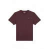 Pánské tričko Wrangler W70MD3XU1 Sign Off Tee Aubergine