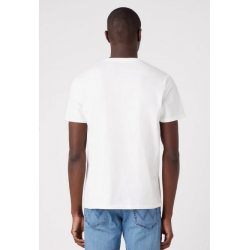 Pánské tričko Wrangler W70PD3W02 Americana Tee In Worn White