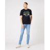 Pánské tričko Wrangler W70PD3100 Americana Tee black