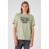 Pánské tričko Wrangler W70PEEG15 AMERICANA tee tea leaf