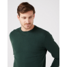 Pánský svetr Wrangler W8A02PG49 crewneck knit sycamore green