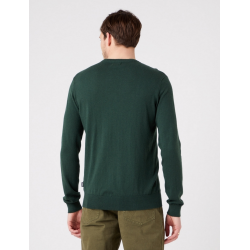 Pánský svetr Wrangler W8A02PG49 crewneck knit sycamore green