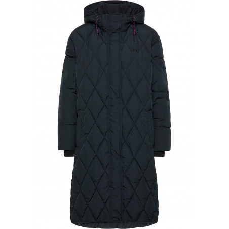 Dámský kabát Lee 112341597 long puffer unionall BLK black