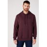 Pánská mikina Wrangler W643ILXU1 graphic hoodie aubergine