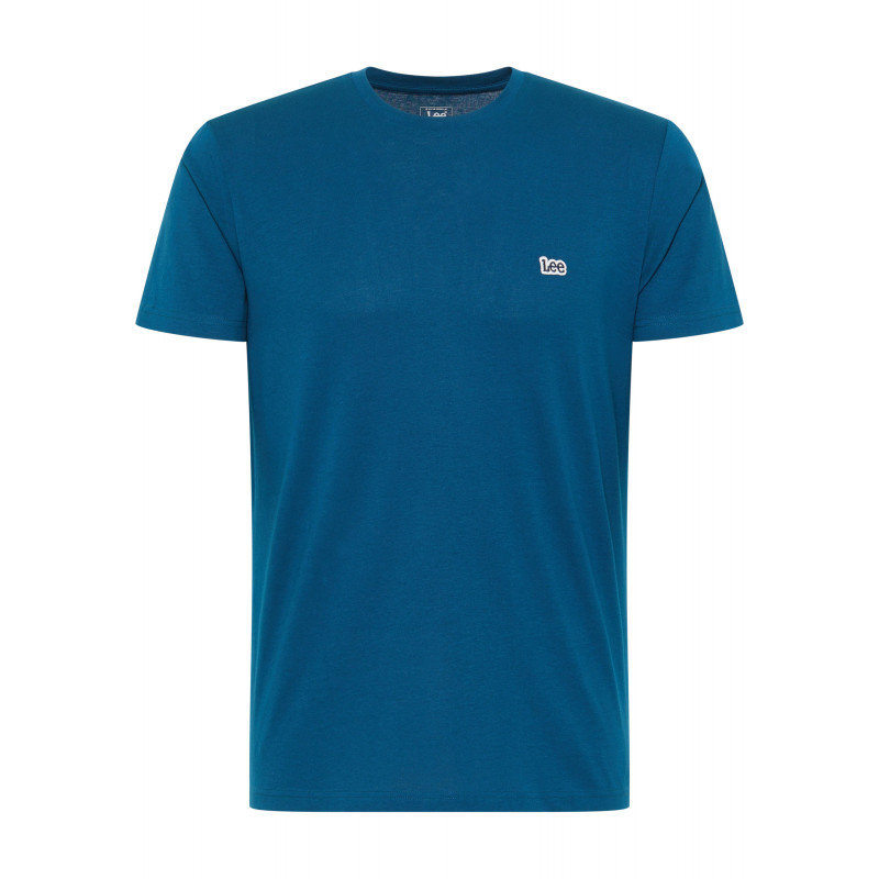 Pánské tričko Lee 112341716 SS patch logo tee royal teal