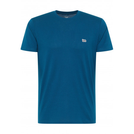 Pánské tričko Lee 112341716 SS patch logo tee royal teal