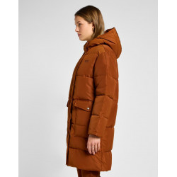 Kabát Lee 112355178 L long puffer jacket clove L56FMKxx