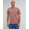 Pánské tričko Lee 112341721 relaxed pocket tee dark mauve