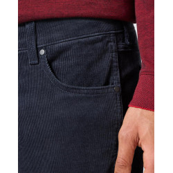 Pánské džíny Wrangler 112358044 Greensboro dark navy manšestr