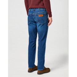 Pánské džíny Wrangler 112358220 Texas slim dark trails  brushed