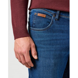 Pánské džíny Wrangler 112358220 Texas slim dark trails  brushed