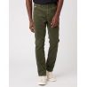 Pánské manšestrové kalhoty Wrangler W12SECG40 Texas slim cord militare green, manšestr