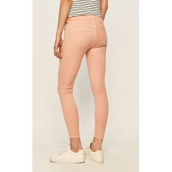 Dámské džíny Wrangler W28MJTXLD skinny crop paradise pink