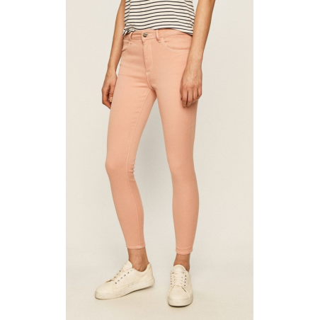 Dámské džíny Wrangler W28MJTXLD skinny crop paradise pink