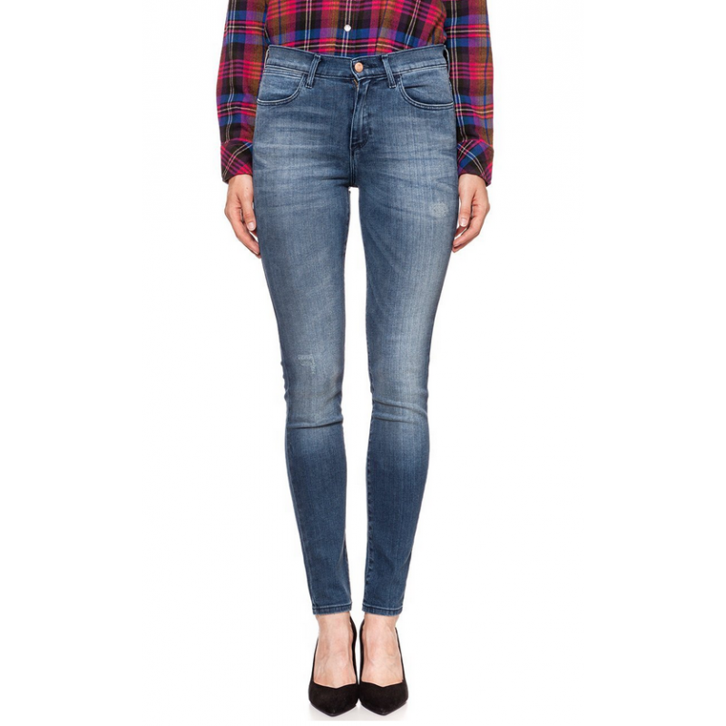 Dámské džíny Wrangler W27HX785R High rise skinny vintage blue