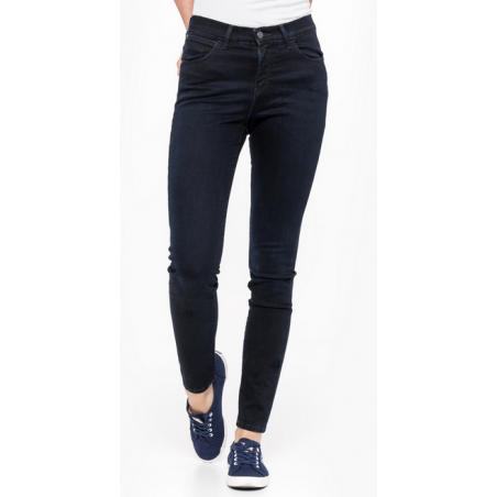 Dámské džíny Wrangler W27HCW51L high skinny blueblack 