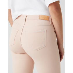 Dámské džíny Wrangler W28MJT30L skinny crop natural pink