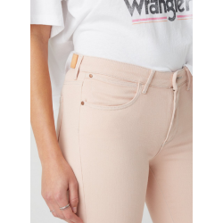 Dámské džíny Wrangler W28MJT30L skinny crop natural pink