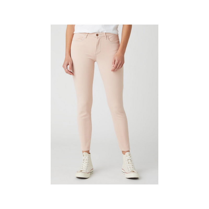 Dámské džíny Wrangler W28MJT30L skinny crop natural pink