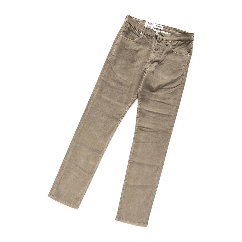 Pánské manšestrové kalhoty Wrangler W12OEC012 Arizona cord stretch biscuit, manšestr