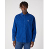 Pánská košile Wrangler 112341113 2 pocket  patch true blue manšestrová