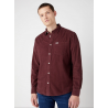 Pánská košile Wrangler 112341066 1 pocket shirt dahlia regular fit cord manšestr