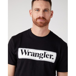 Pánské tričko Wrangler 112341132 tee black