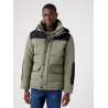 Pánská bunda Wrangler W4B2WWX45 jacket bodyguard dusty olive, zimní