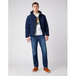 Pánská bunda Wrangler W4D7WW114 puffer jacket navy, zimní