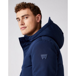 Pánská bunda Wrangler W4D7WW114 puffer jacket navy, zimní