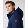 Pánská bunda Wrangler W4D7WW114 puffer jacket navy, zimní