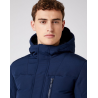 Pánská bunda Wrangler W4D7WW114 puffer jacket navy, zimní