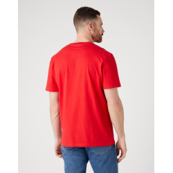 Pánské tričko Wrangler 112341134 W70SEEXWO tee formula red