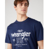 Pánské tričko Wrangler 112341142 W70PEE114 Americana tee navy