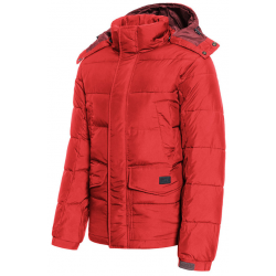 Pánská bunda Lee L87XUMKG puffer jacket regular fit warp red, zimní