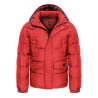 Pánská bunda Lee L87XUMKG puffer jacket regular fit warp red, zimní