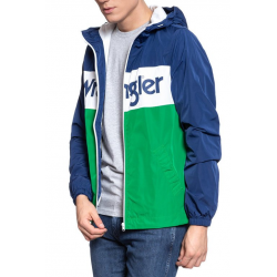 Pánská bunda Wrangler W4707V9JY wally windbreaker blue depths