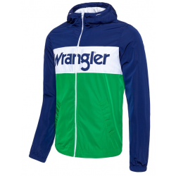 Pánská bunda Wrangler W4707V9JY wally windbreaker blue depths