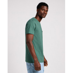 Tričko pánská LEE 112349075 ultimate pocket tee evergreen slim fit