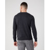 Svetr Wrangler 112343091 crewneck knit dark grey melee