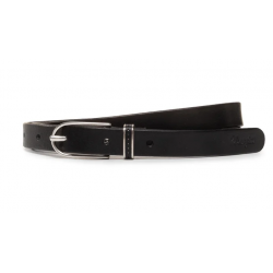 Dámský opasek Wrangler W0D5U1100 belt black, kožený opasek