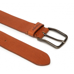 Pánský opasek Wrangler W0J2U1X81 belt Rugger cognac, kožený opasek