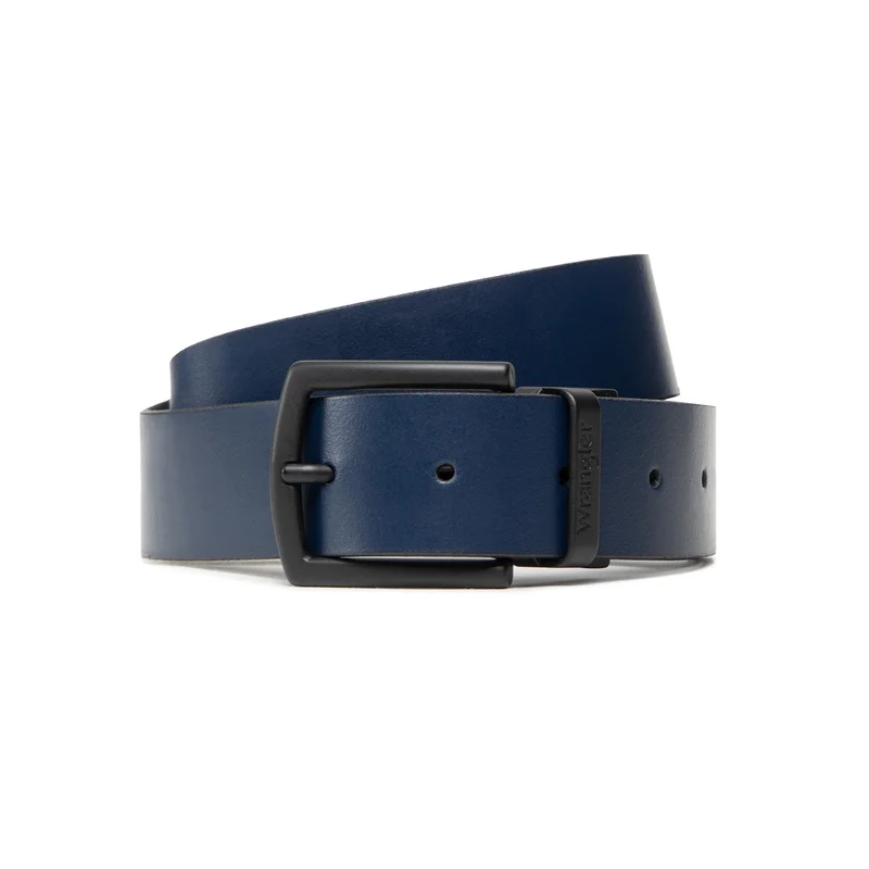 Pánský opasek Wrangler W0E7US114 2sided navy, oboustranný opasek