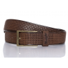 Pánský opasek Wrangler W0B67U185 belt leather cane, kožený opasek